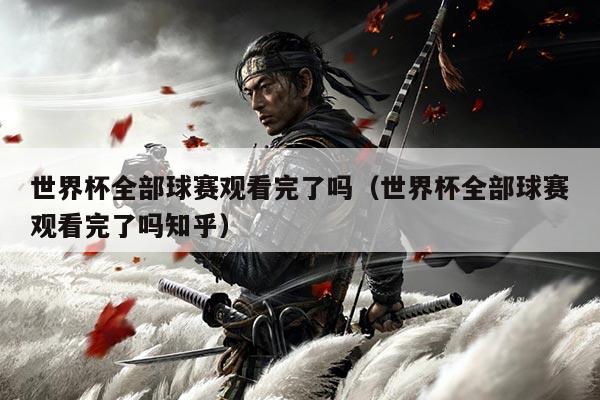 世界杯全部球赛观看完了吗(世界杯全部球赛观看完了吗知乎)
